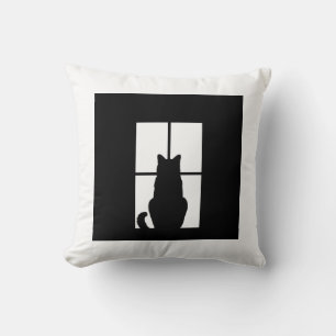 Zwarte Kat Klik om de Kleur van het Venster aan te Kussen