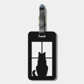 Zwarte Kat Klik om de optie voor vensterkleur aan Bagagelabel (Achterkant verticaal)