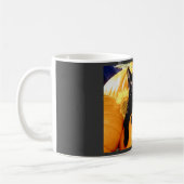 Zwarte kat koffiemok (Links)