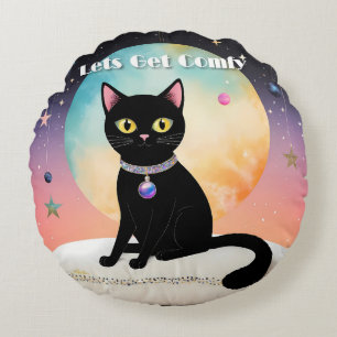 Zwarte Kat - Laten we ons settelen Rond Kussen