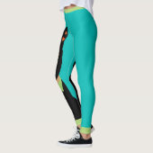 Zwarte kat leggings (Links)