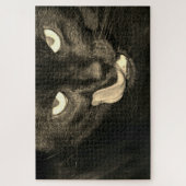 Zwarte kat legpuzzel (Verticaal)