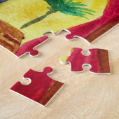 Zwarte kat legpuzzel (Zijkant)