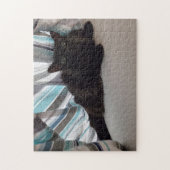 Zwarte kat legpuzzel (Verticaal)