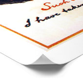 Zwarte kat, Louis Wain Poster (Hoek)