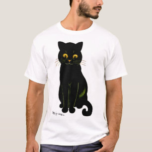 Zwarte kat, Louis Wain T-shirt