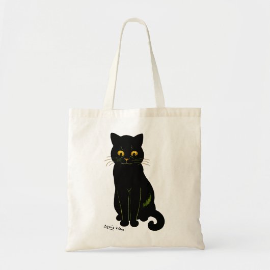 Zwarte kat, Louis Wain Tote Bag (Voorkant)