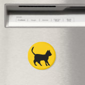 Zwarte kat magneet (Insitu (Vaatwasser))