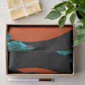 ZWARTE KAT MET PUMPKIN IN HALLOEEN NACHT TISSUEPAPIER (Geschenk)