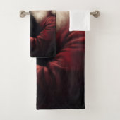 Zwarte kat met sinterklaas feestelijke kerst bad handdoek (Insitu)