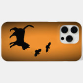 Zwarte kat met tas Case-Mate iPhone case (Achterkant (horizontaal))