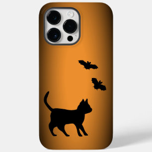 Zwarte kat met tas Case-Mate iPhone 14 pro max hoesje