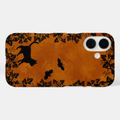 Zwarte kat met tas Case-Mate iPhone case (Achterkant (horizontaal))