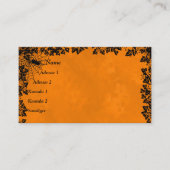 Zwarte kat met Visitekaartje van Bat en Spider (Voorkant)