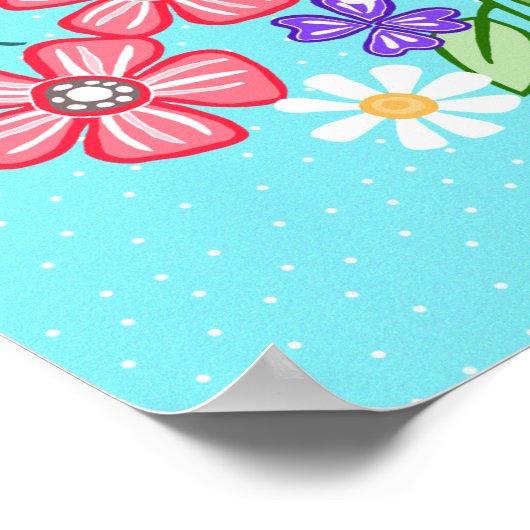 Zwarte kat met zonnebloem heldere kleurrijke kat a poster (Hoek)