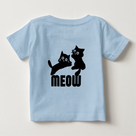 Zwarte kat, miauw (Achterkant)