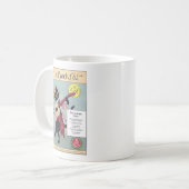 Zwarte kat-Mok Koffiemok (Voorkant links)