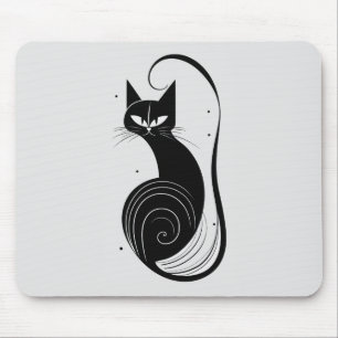 Zwarte kat Muismat