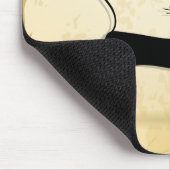 Zwarte kat muismat (Hoek)