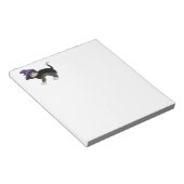 Zwarte kat notitieblok (Schuin)