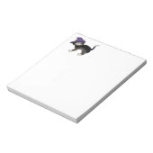 Zwarte kat notitieblok (Gedraaid)