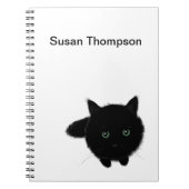 Zwarte kat notitieboek (Voorkant)
