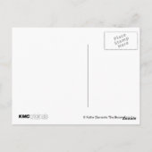 Zwarte kat op het Briefkaart van Broom Halloween (Achterkant)