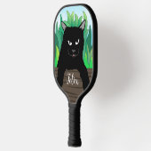 Zwarte kat pickleball paddle (Links)