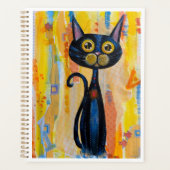Zwarte kat planner (Voorkant)