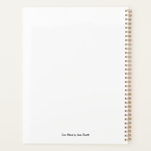 Zwarte kat planner (Achterkant)