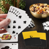 Zwarte kat pokerkaarten (Insitu)