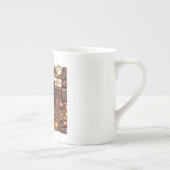 Zwarte kat porselein kop (Rechts)