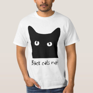 Zwarte kat regel! t-shirt