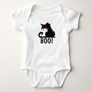 Zwarte kat romper