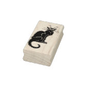 Zwarte Kat, rubberen stempel (Stempel)
