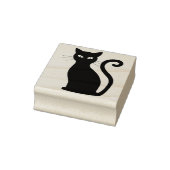 Zwarte kat Rubberstempel Rubberstempel (Stempel)
