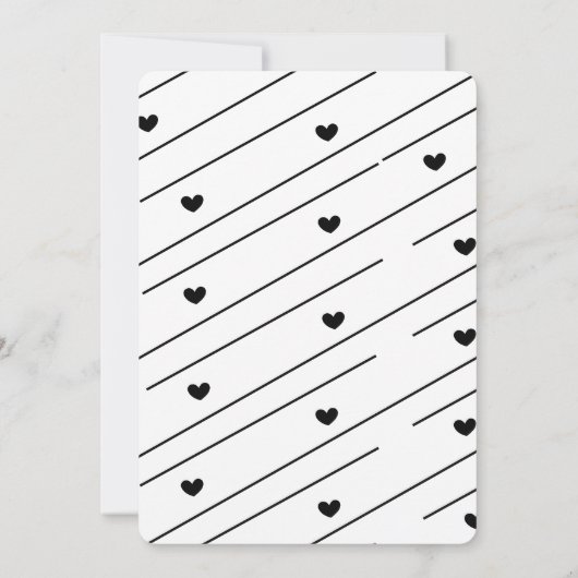 Zwarte kat 'save the date' trouwkaart save the date (Achterkant)