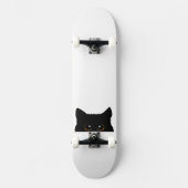 Zwarte kat skateboard (Voorkant)