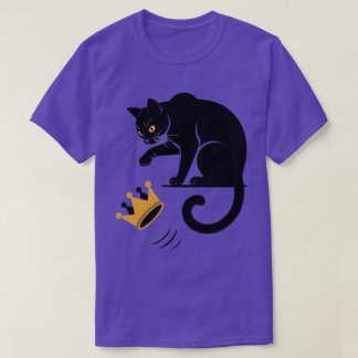 Zwarte Kat Slaat de Kroon T-shirt