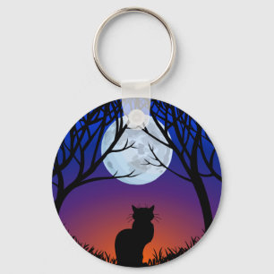 Zwarte kat Sleutelhanger Kat Gifts Pet Cat Sleutel