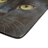 Zwarte kat snijplank (Hoek)