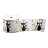 Zwarte kat uit de middeleeuwen lint (Spoel)