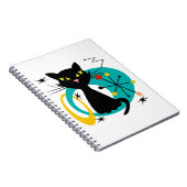 Zwarte kat uit de middeleeuwen notitieboek (Rechterzijde)