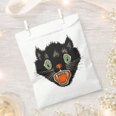  zwarte kat van Halloween Scared Bedankzakje (Geknipt)