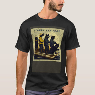 Zwarte Kat Vissersploeg T-shirt