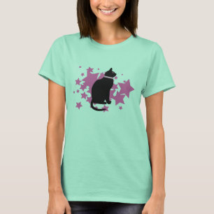 Zwarte katroze sterren t-shirt