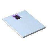 Zwarte katteblok notitieblok (Schuin)