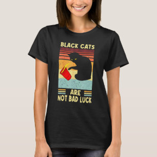 Zwarte katten brengen geen pech op Vaderdag T-shirt