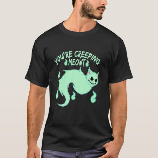 Zwarte katten die me gek maken Meowt Kitten Kitty  T-shirt