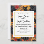 Zwarte katten en pompoenen 2 kaart (Voorkant)